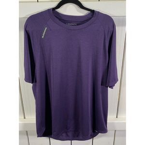 New Legends Men's Workout Shirt Purple XXL